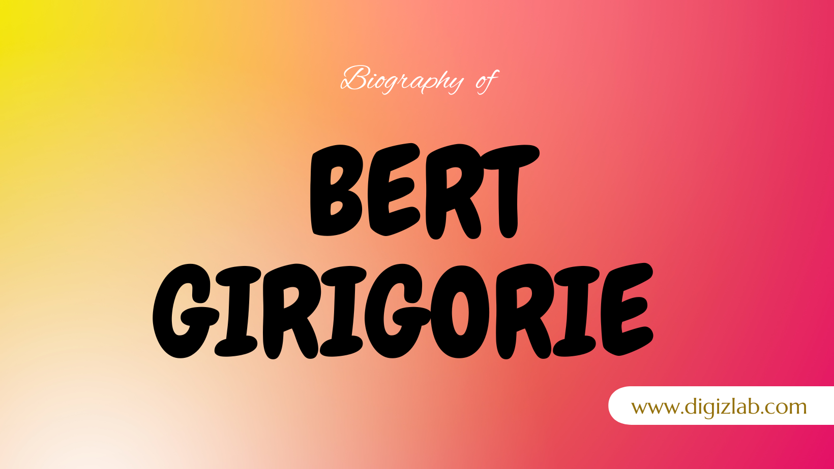 Bert Girigorie