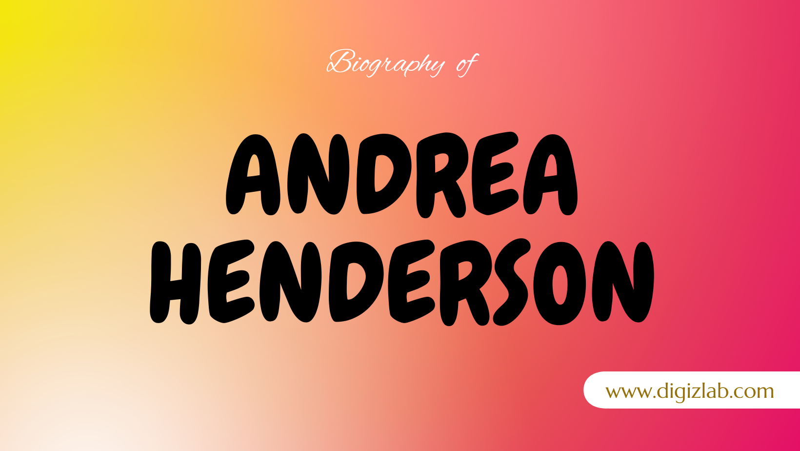 Andrea Henderson Net Worth