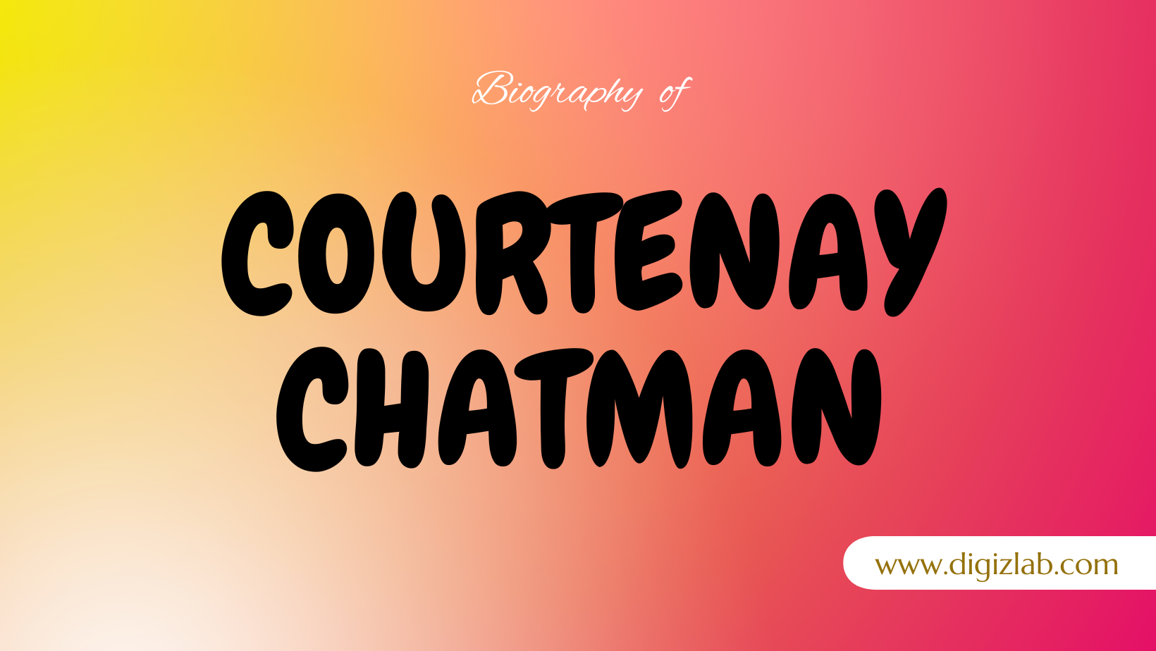 Courtenay Chatman Net Worth
