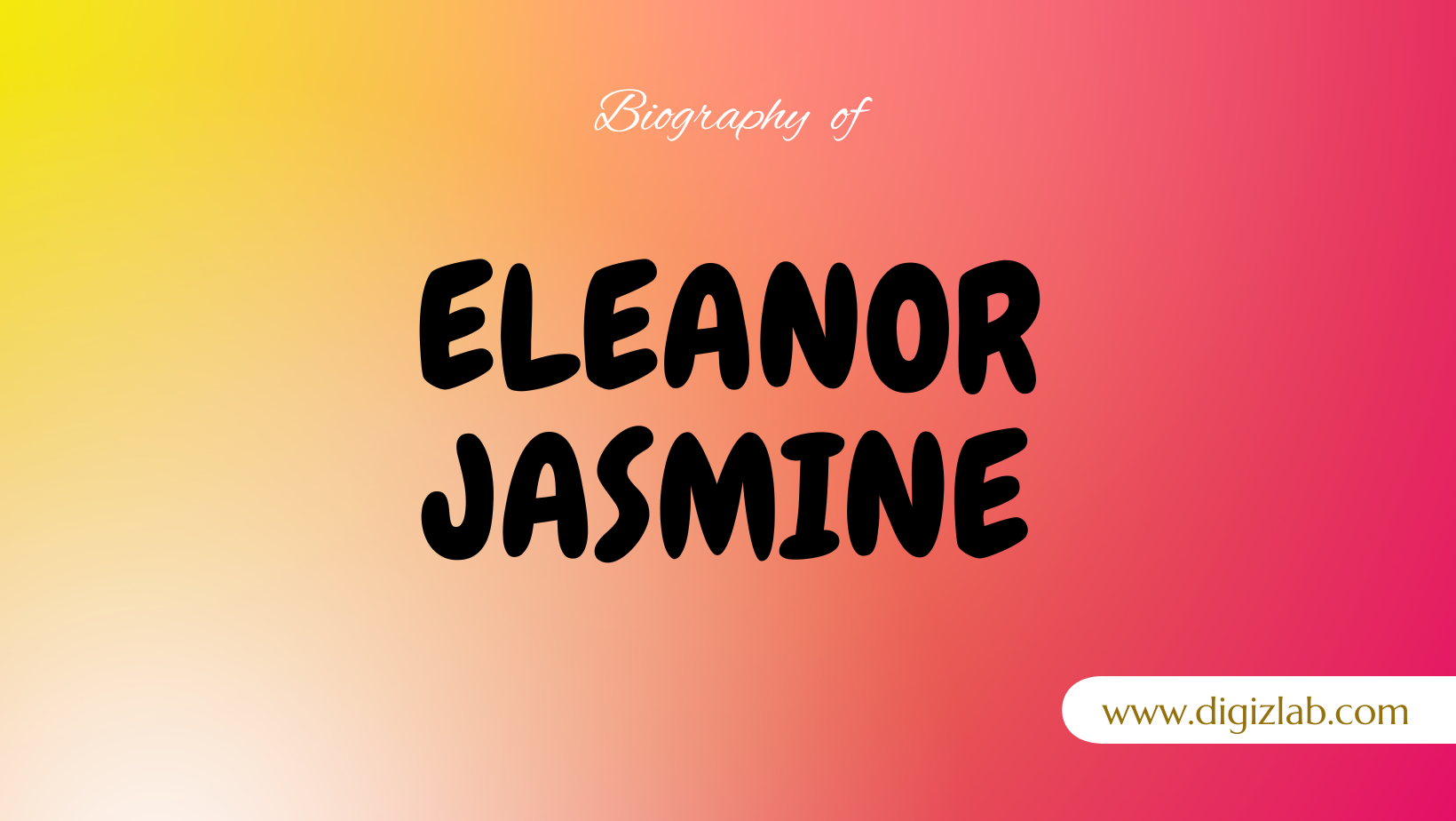Eleanor Jasmine Lambert Net Worth, Husband, Age, Height, Weight, Wiki