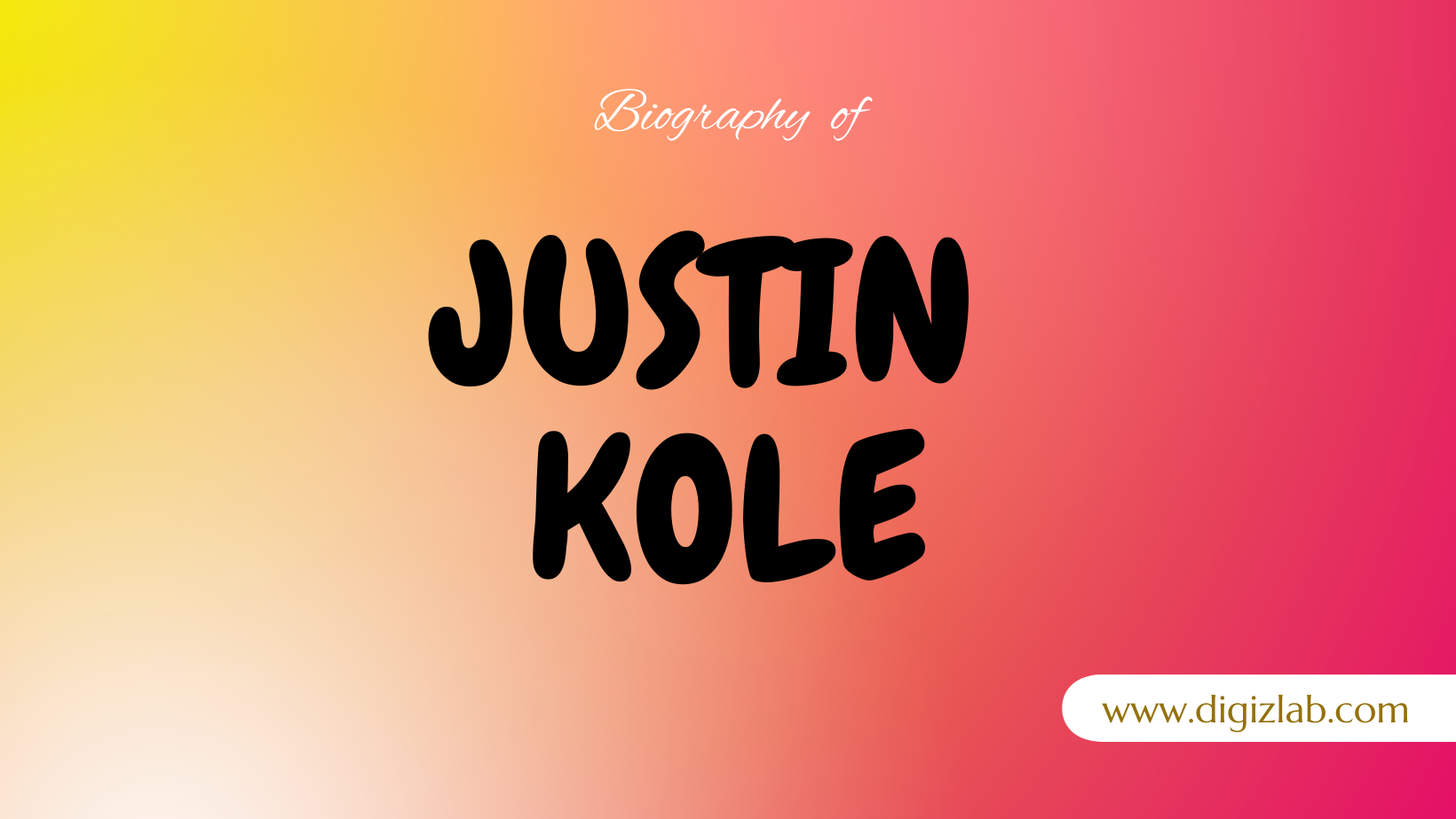 Justin Kole Net Worth