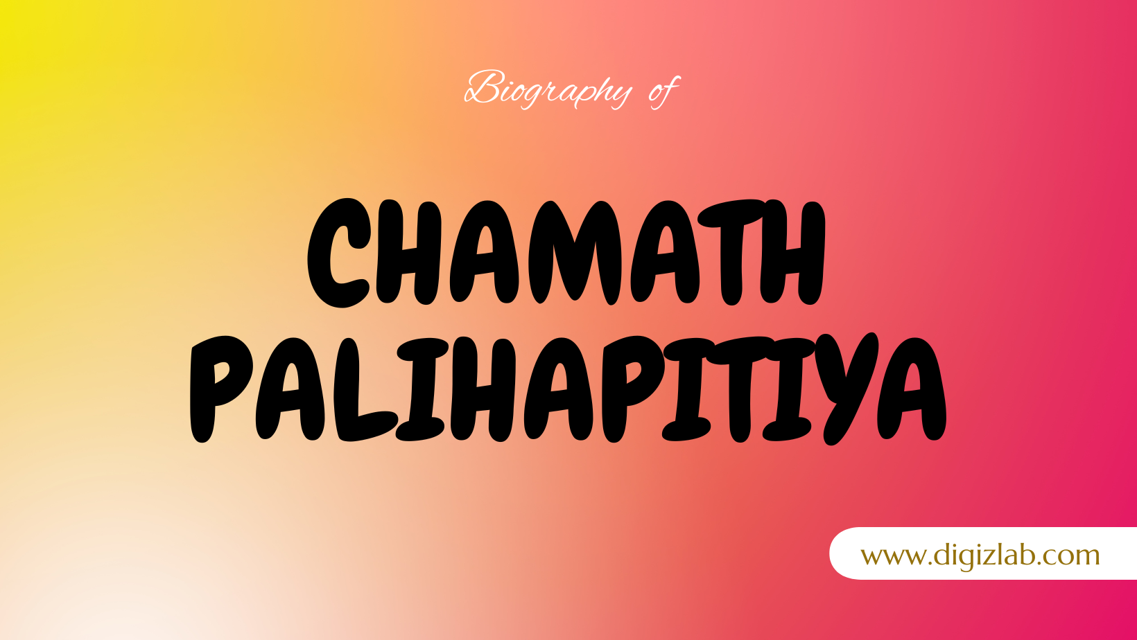 Chamath Palihapitiya Net Worth, Wife, Age, Height, Weight, Wiki