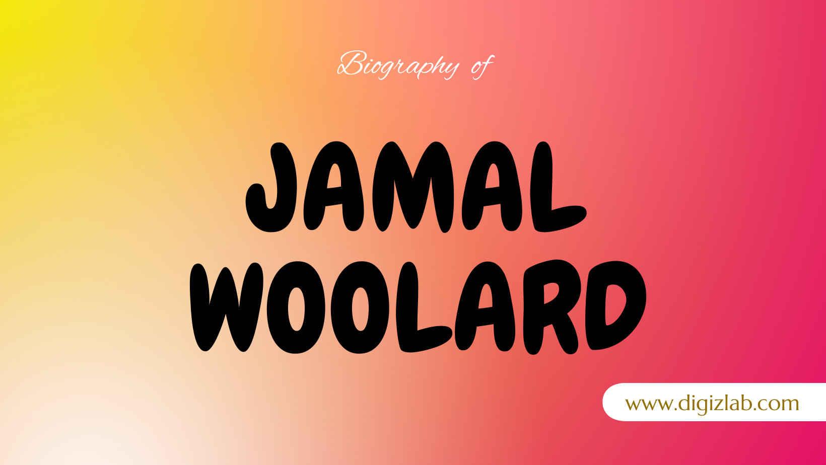 Jamal Woolard Net Worth, Wife, Age, Height, Weight, Wiki
