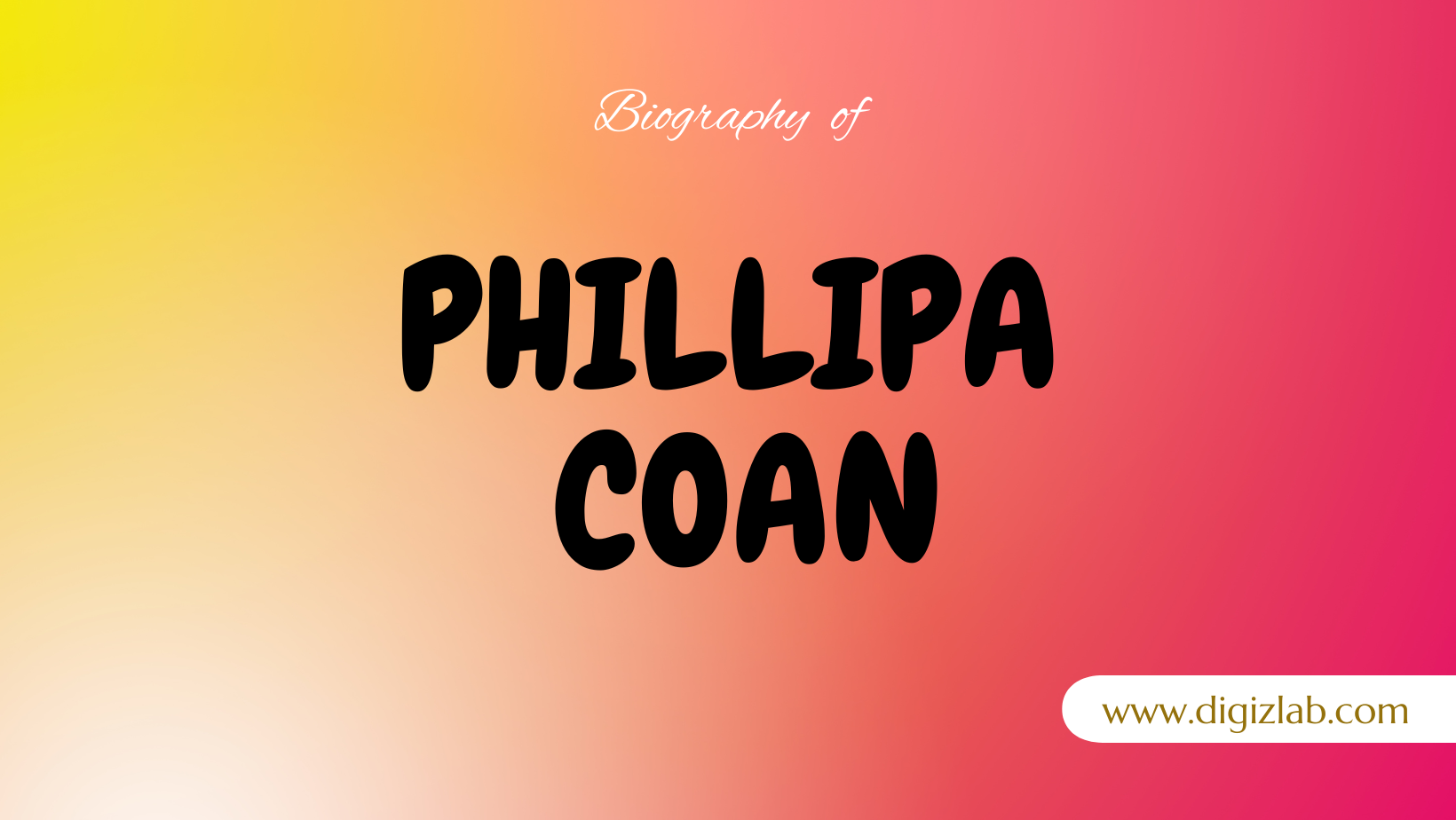 Phillipa Coan Net Worth, Wife, Age, Height, Weight, Wiki