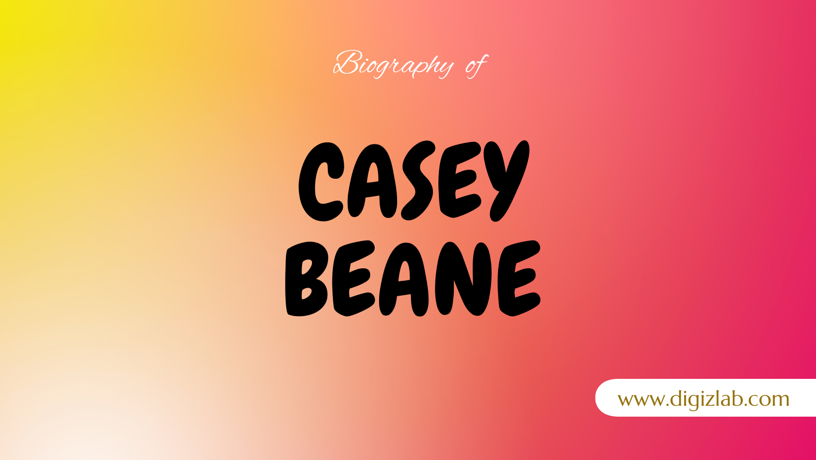 Casey Beane Net Worth 2024, Spouse, Age, Height, Weight, Wiki